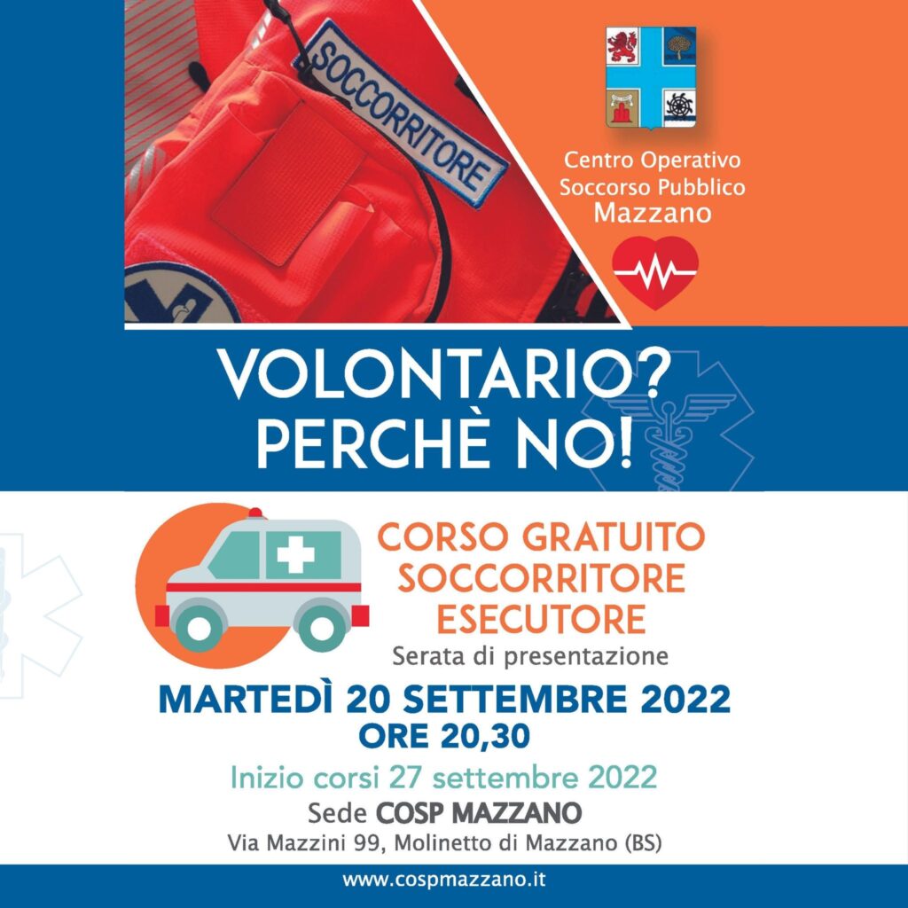 COSP Mazzano - Corso settembre '22