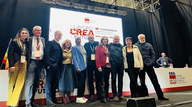 Congresso Cgil Brescia, conferma per Franscesco Bertoli