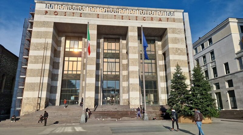 Poste Italiane: terminati i lavori sulla facciata del Palazzo di Poste Italiane a Brescia