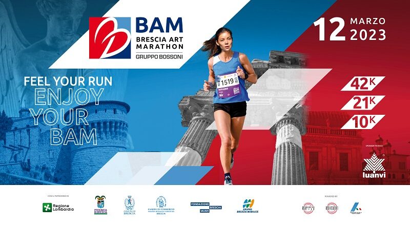 Nella città illuminata la 21ª Gruppo Bossoni Brescia Art Marathon dà il via alle maratone primaverili