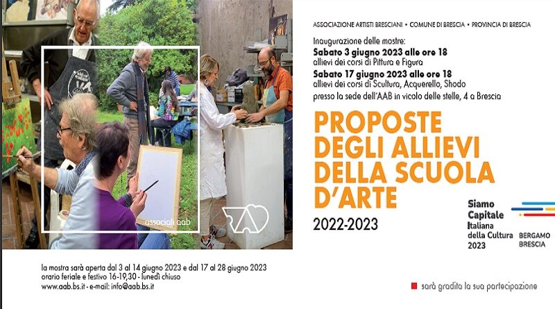 Proposte degli allievi della scuola d'arte 2022-2023