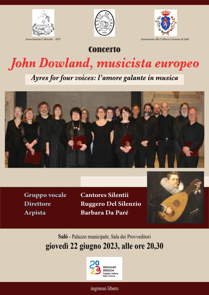 I Cantores Silentii di Brescia nella sala del municipio di Salò