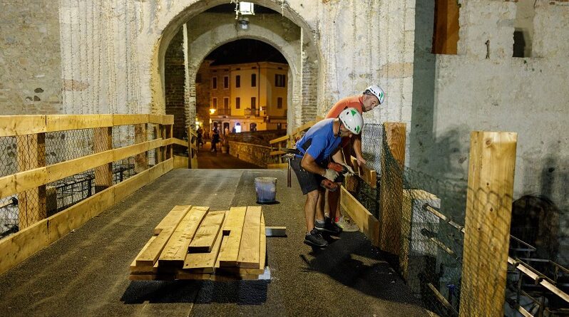 Torna pienamente accessibile il ponte di accesso al centro storico