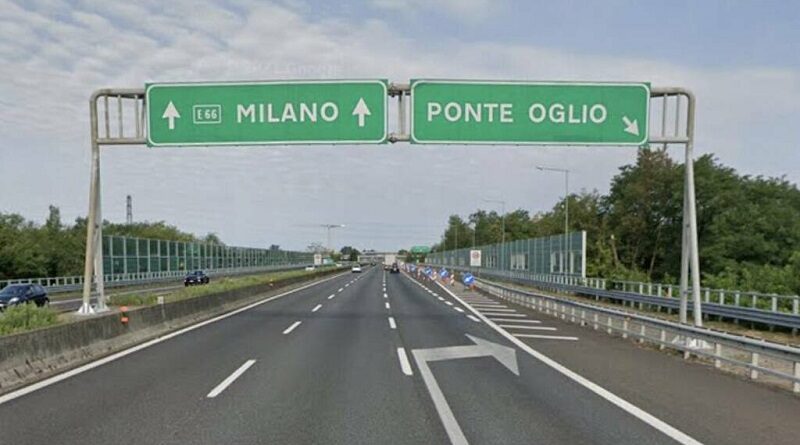 A4 Milano-Brescia: chiuse per una notte le stazioni di Ponte Oglio e Palazzolo