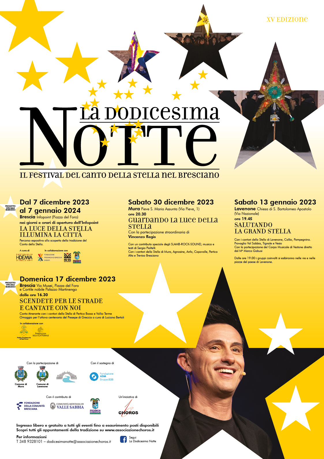 Con la Dodicesimas Notte ritorna la 15° esizione del Canto della Stella